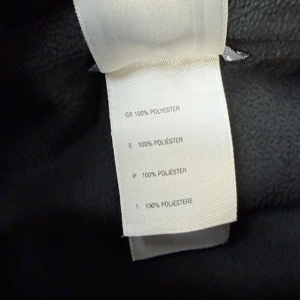 The North Face Sweater Mens XL Black 1/4 Zip Fleece Mock Neck Pullover Top